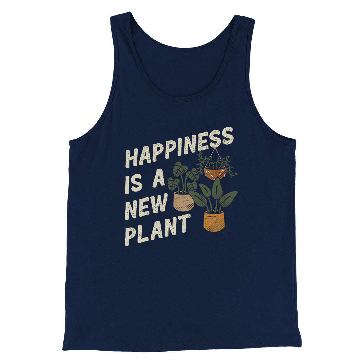 Happiness Is A New Plant Men/Unisex Tank Top