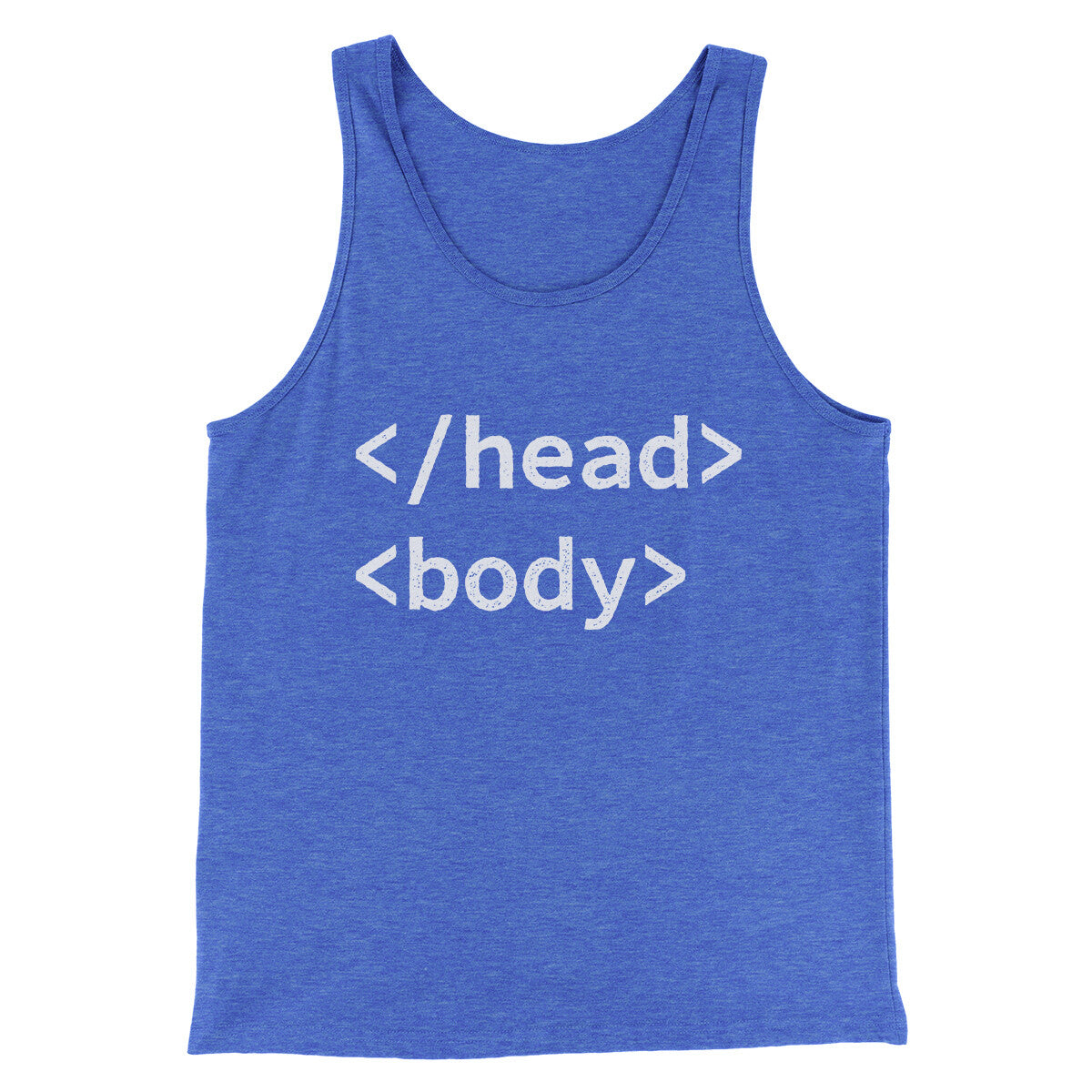 Html Head Body Funny Men/Unisex Tank Top