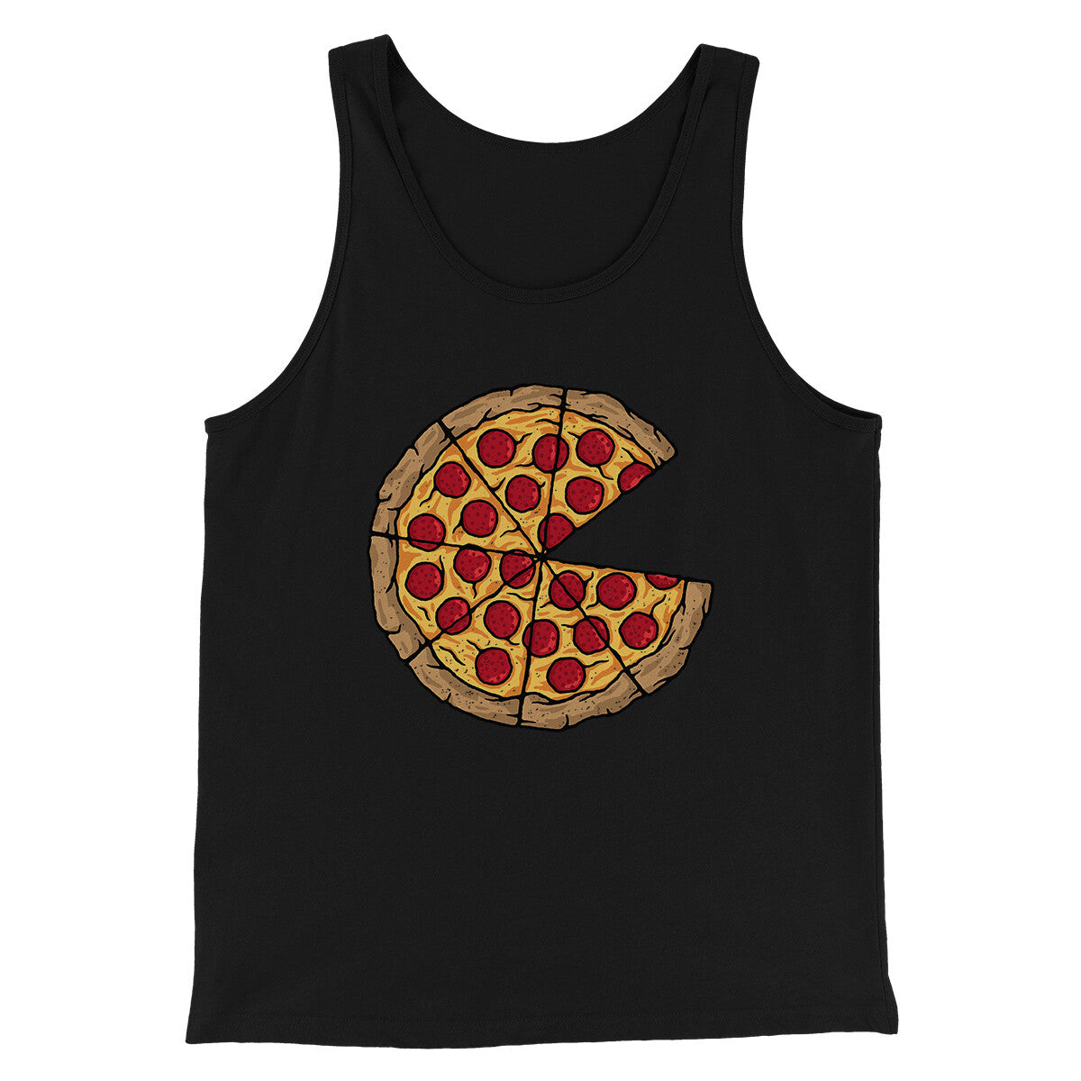 Pizza Slice Couple's Shirt Men/Unisex Tank Top