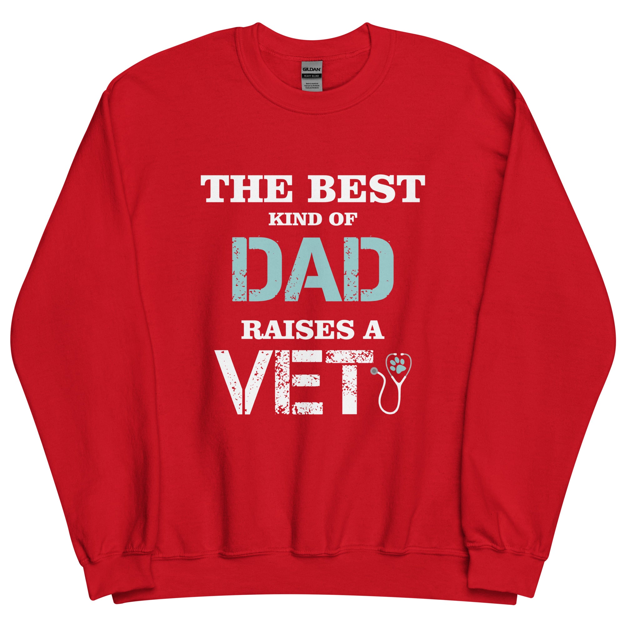 The best kind of Dad raises a Vet Unisex Crewneck Sweatshirt