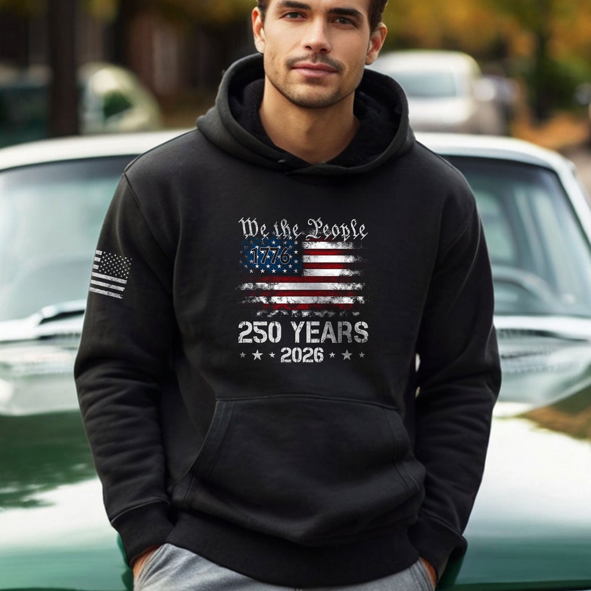 USA 250th Anniversary 250 Years We The People Hoodie 1776-2026