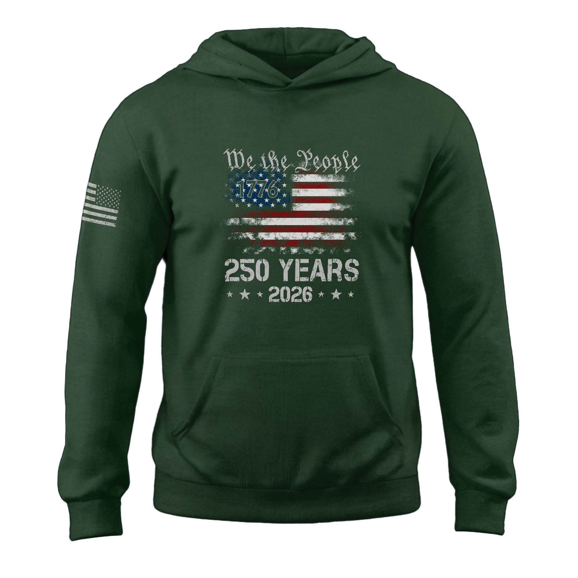 USA 250th Anniversary 250 Years We The People Hoodie 1776-2026