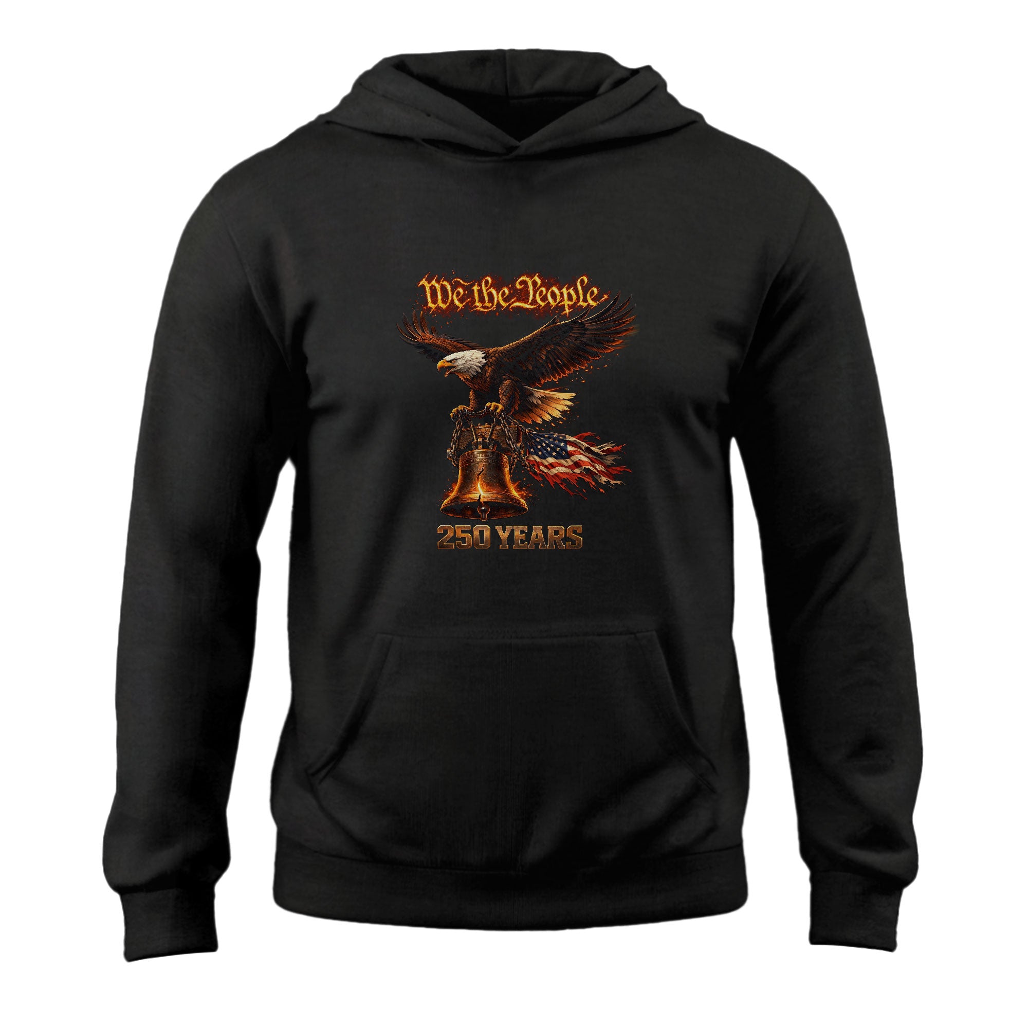 250 Years We The People Eagle Liberty Bell Hoodie