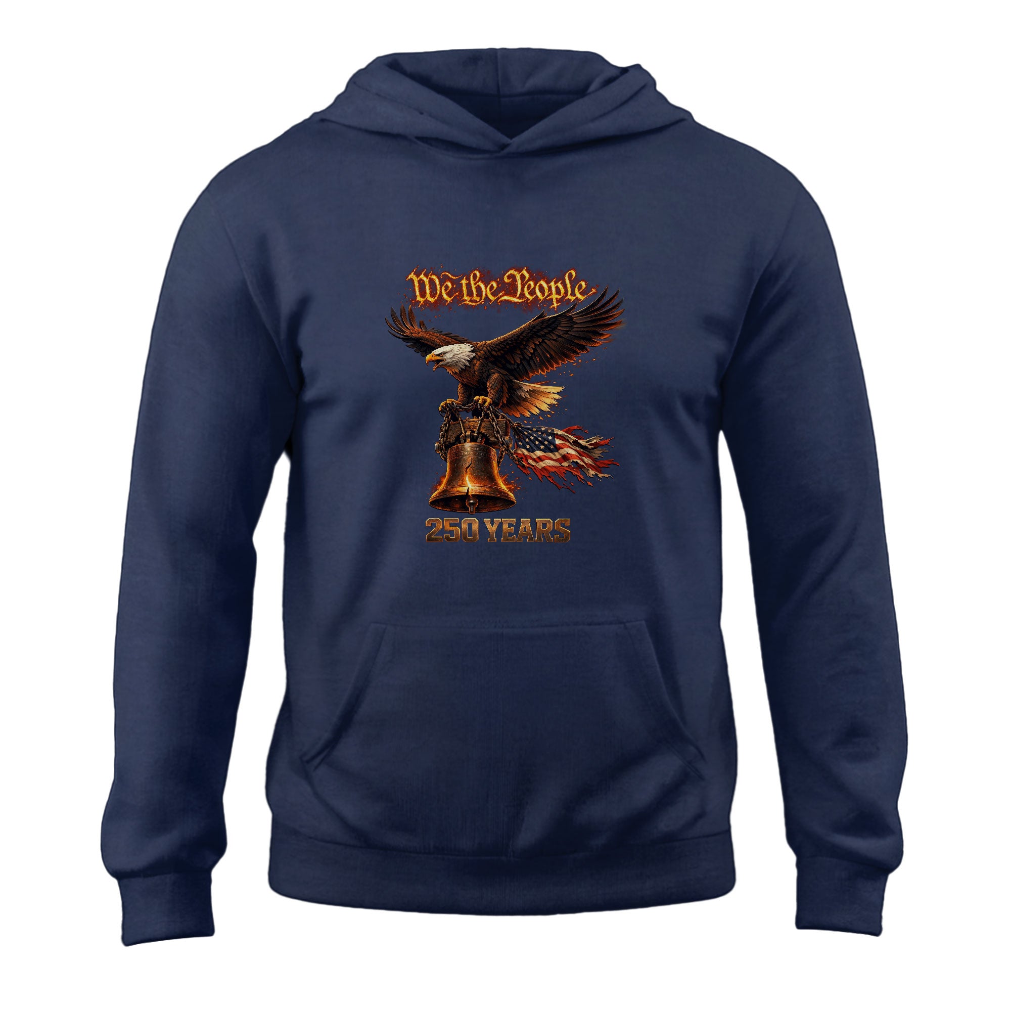 250 Years We The People Eagle Liberty Bell Hoodie