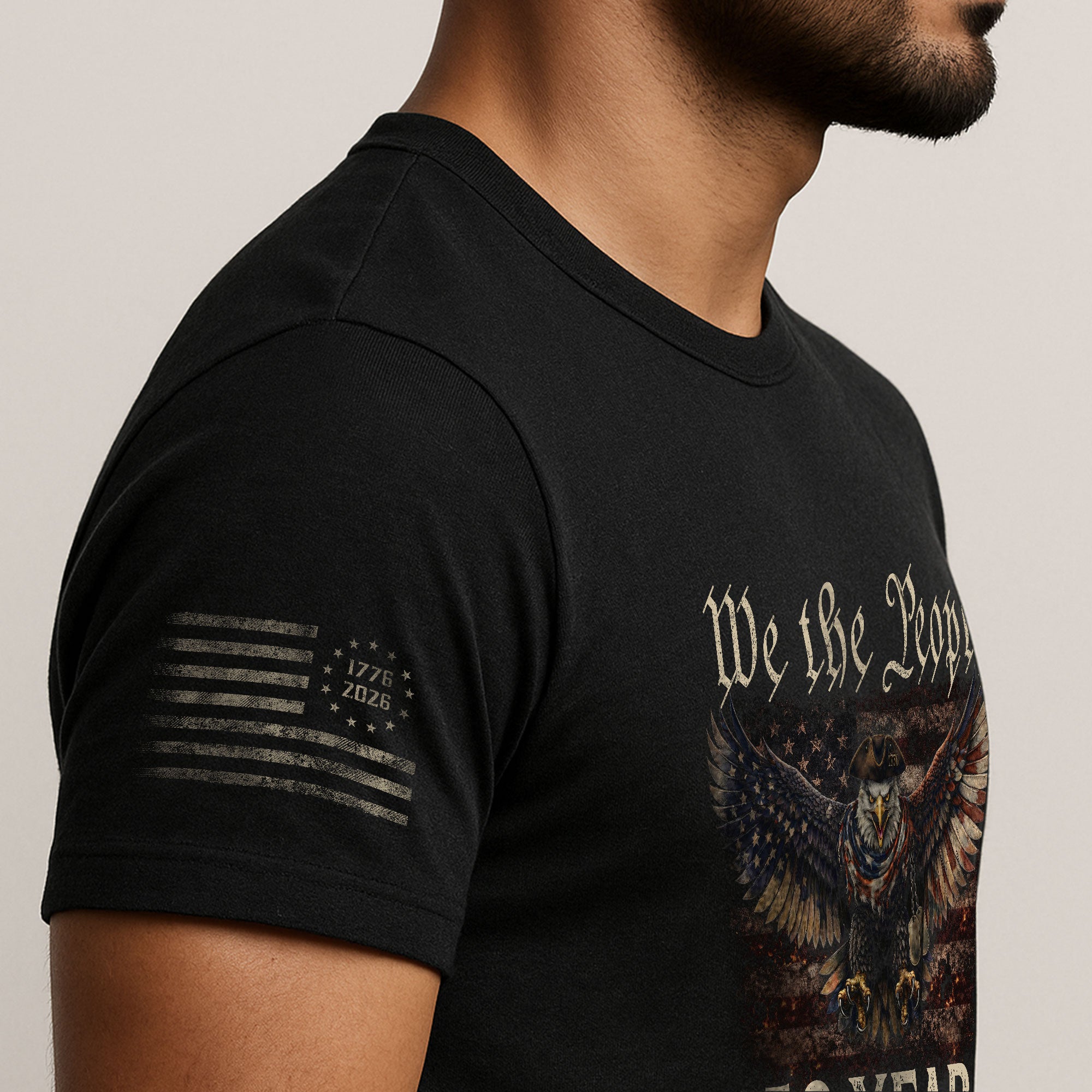 America 1776-2026 250th Anniversary Eagle Freedom Legacy T-Shirt
