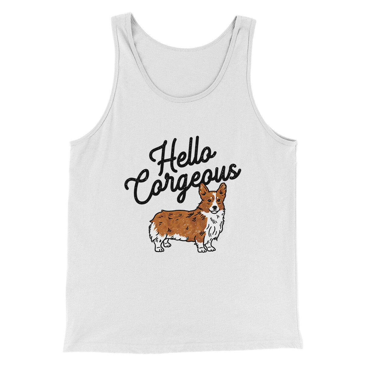 Hello Corgeous Men/Unisex Tank Top
