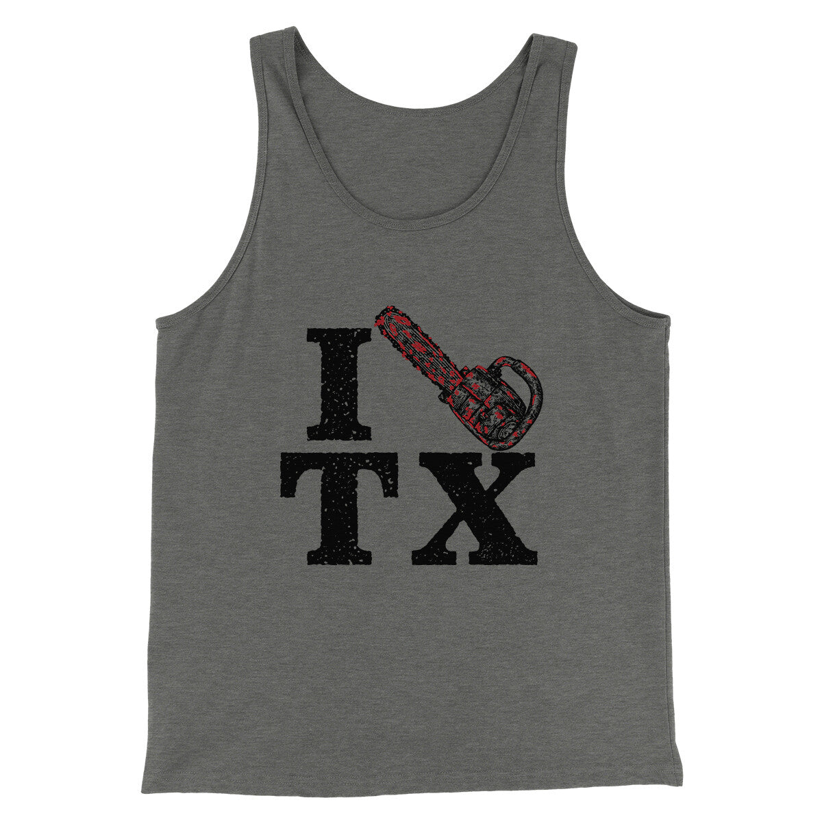 I Chainsaw Texas Funny Movie Men/Unisex Tank Top