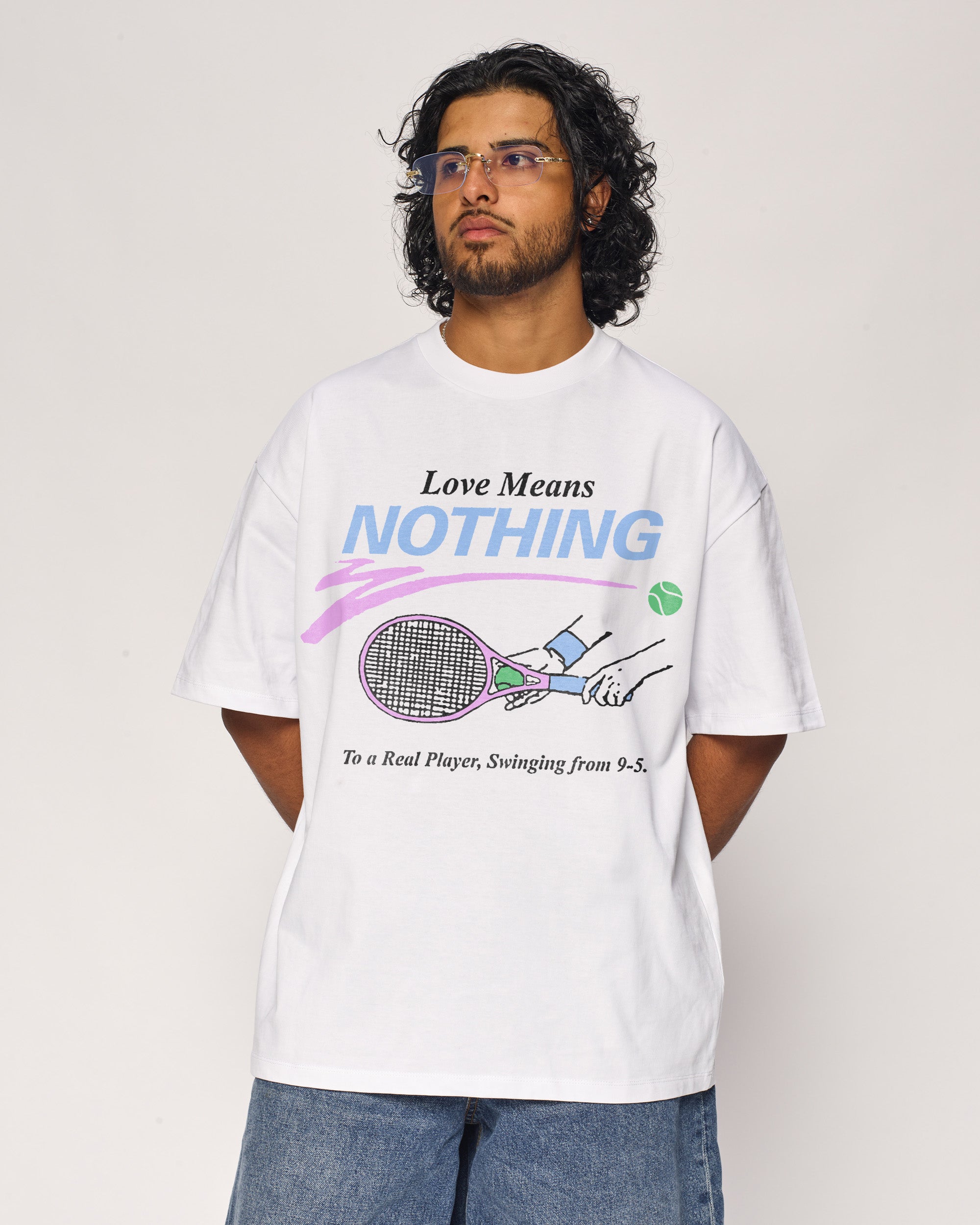 Keep Swinging Oversized Tee