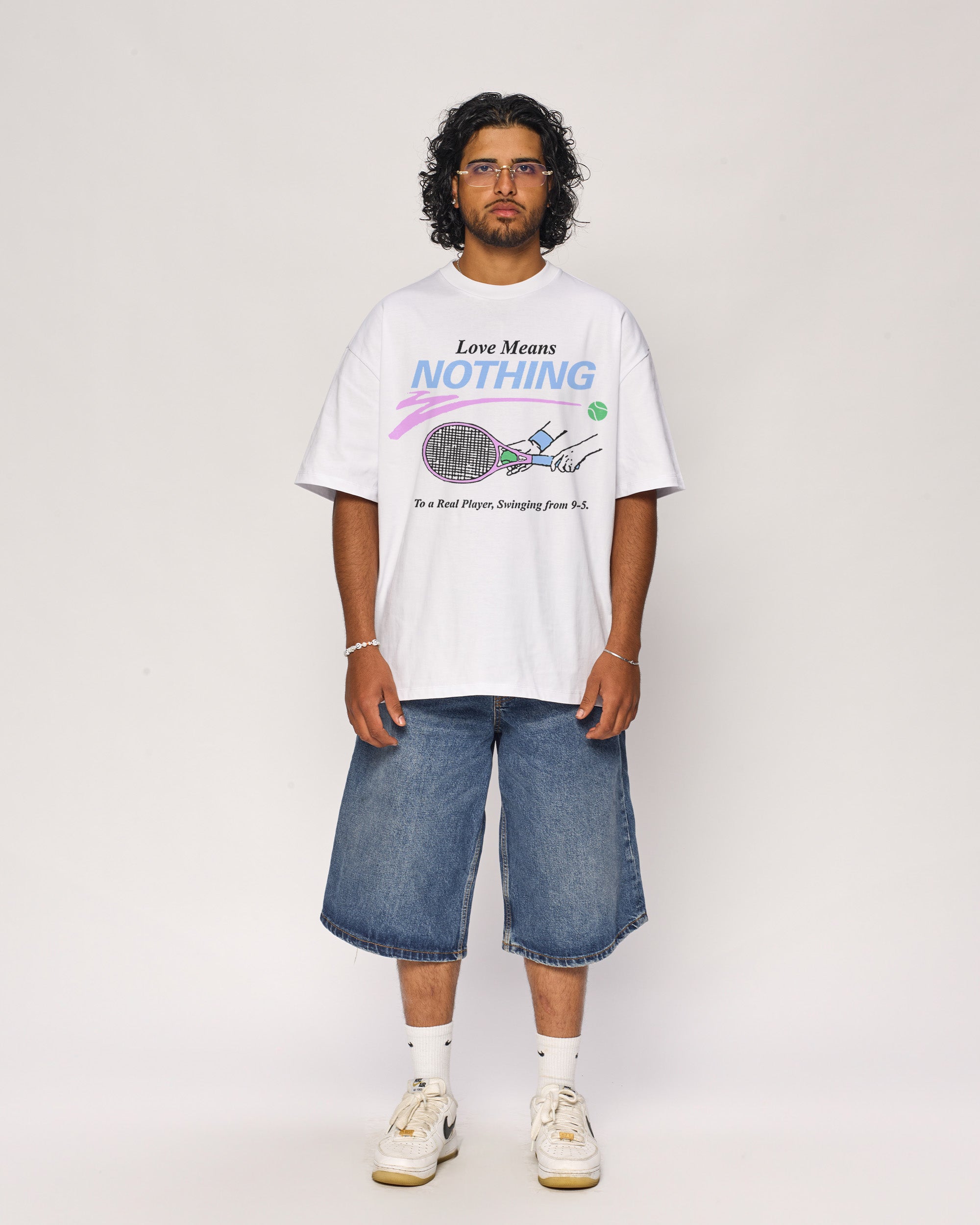 Keep Swinging Oversized Tee