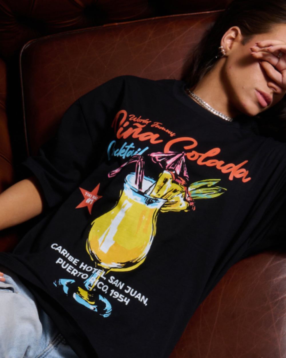 Pina Colada Oversized Tee