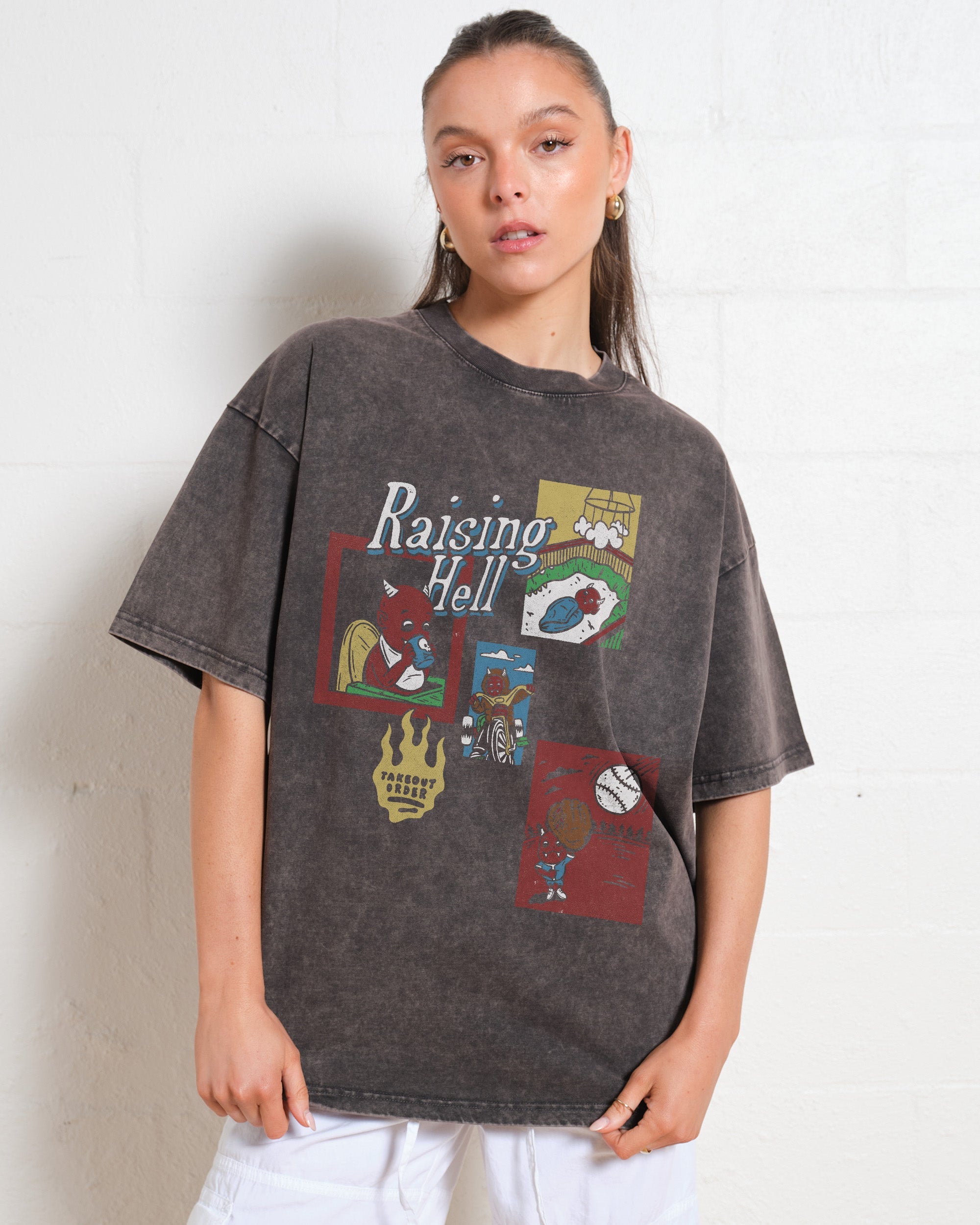Raising Hell Oversized Tee