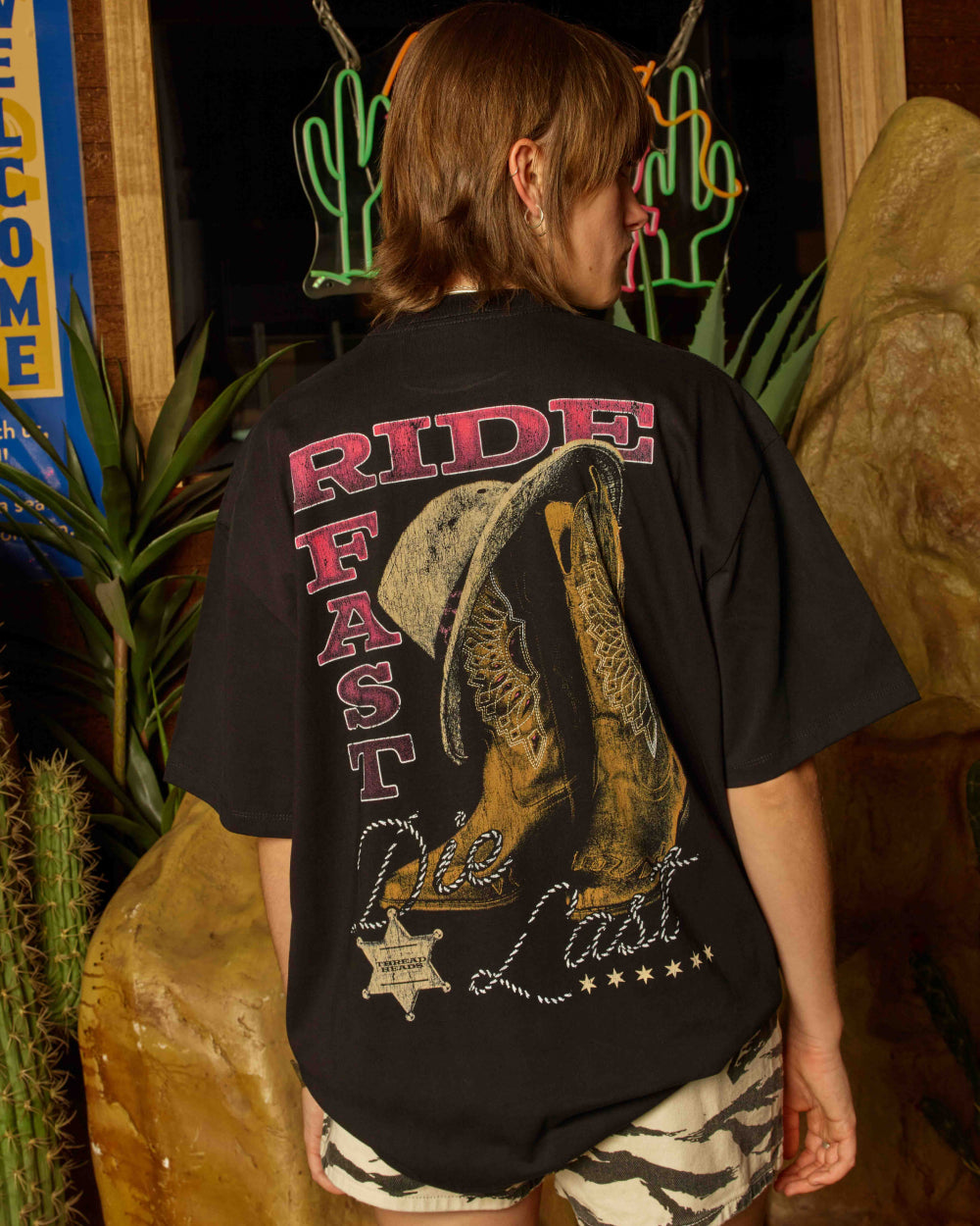 Ride Fast Oversized Tee