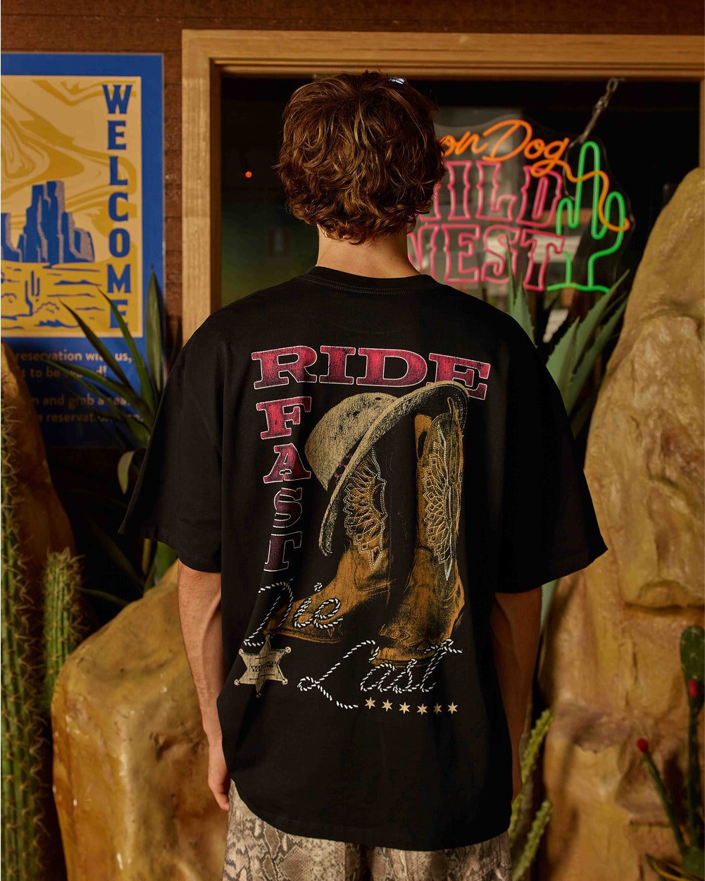 Ride Fast Oversized Tee