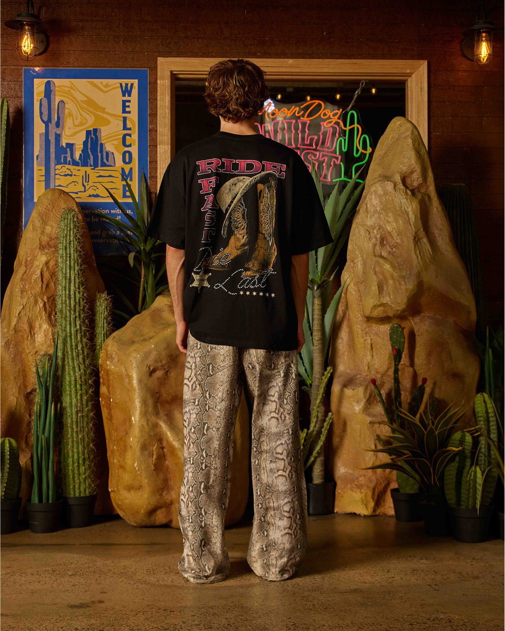 Ride Fast Oversized Tee