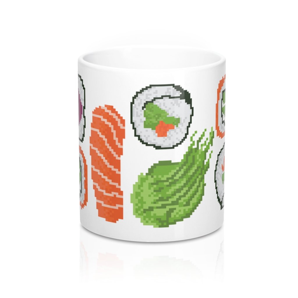 Sushi 8-bit Coffee Mug