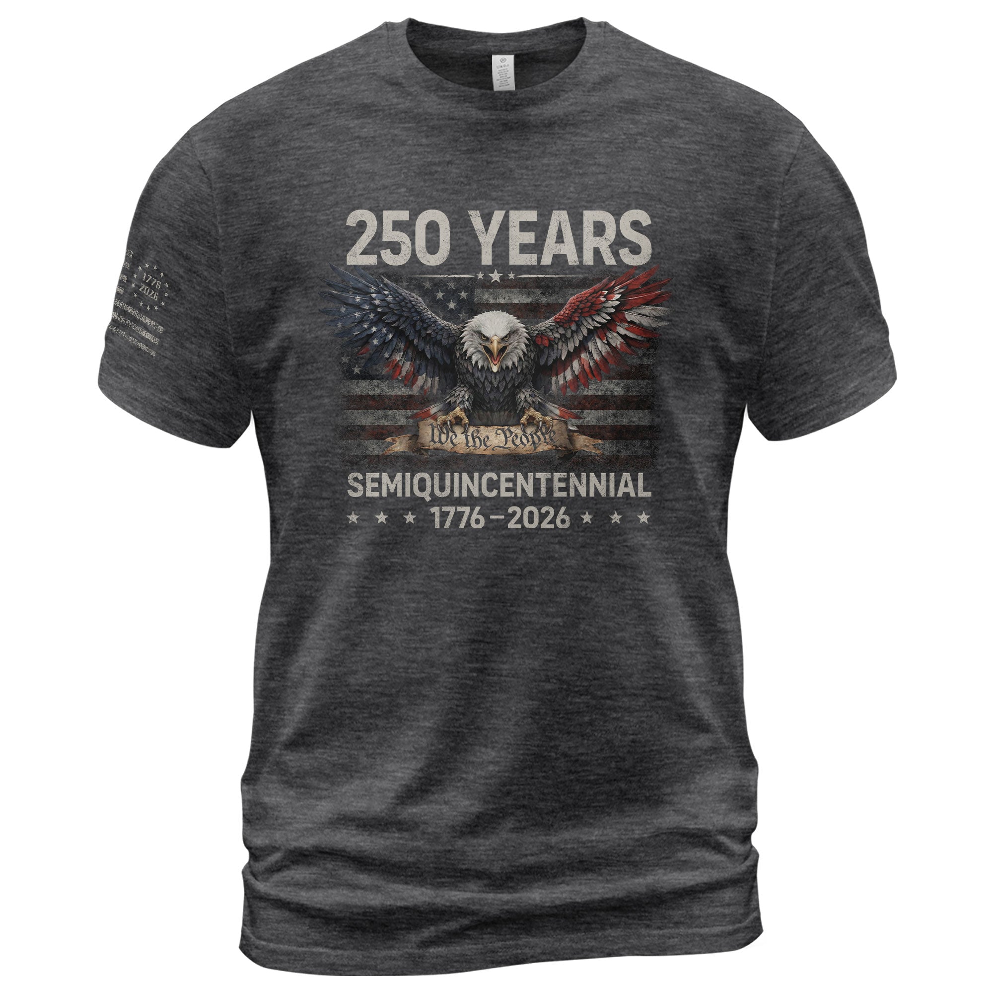 USA 1776-2026 250th Anniversary T-Shirt with Eagle Spirit of Freedom