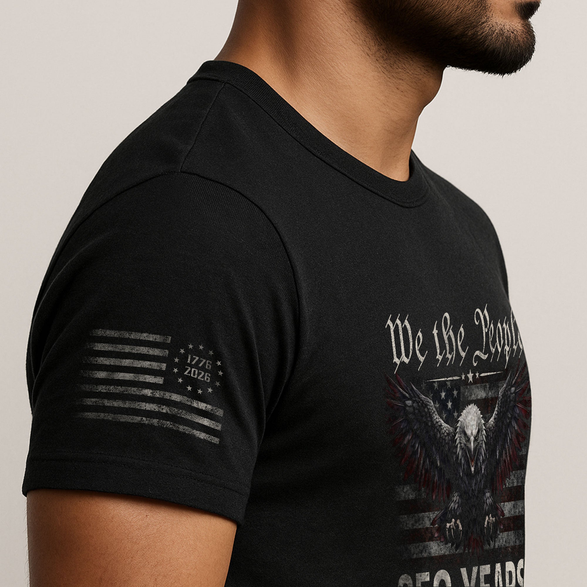USA 250th Anniversary T-Shirt 1776-2026 Eagle Heritage Tribute