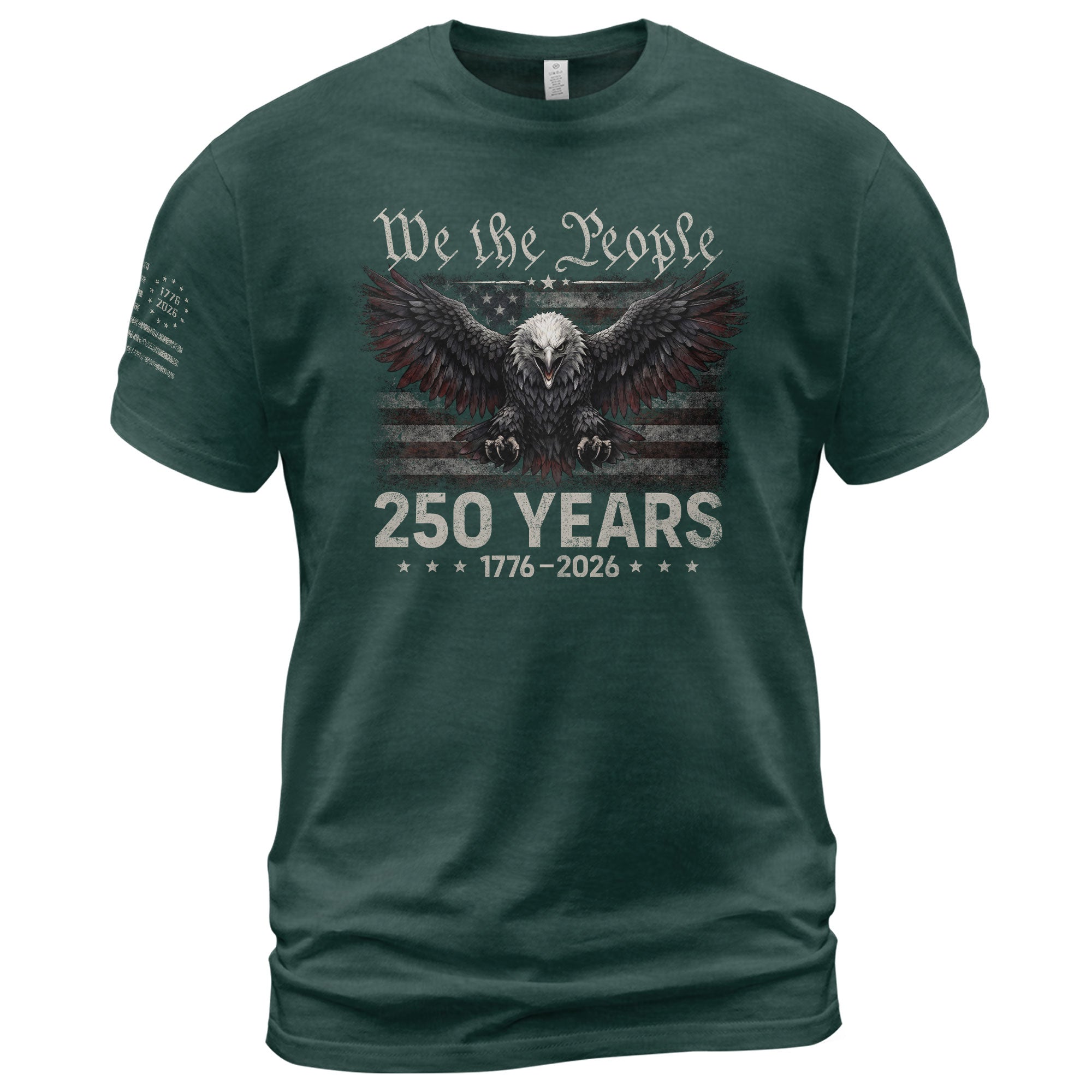 USA 250th Anniversary T-Shirt 1776-2026 Eagle Heritage Tribute
