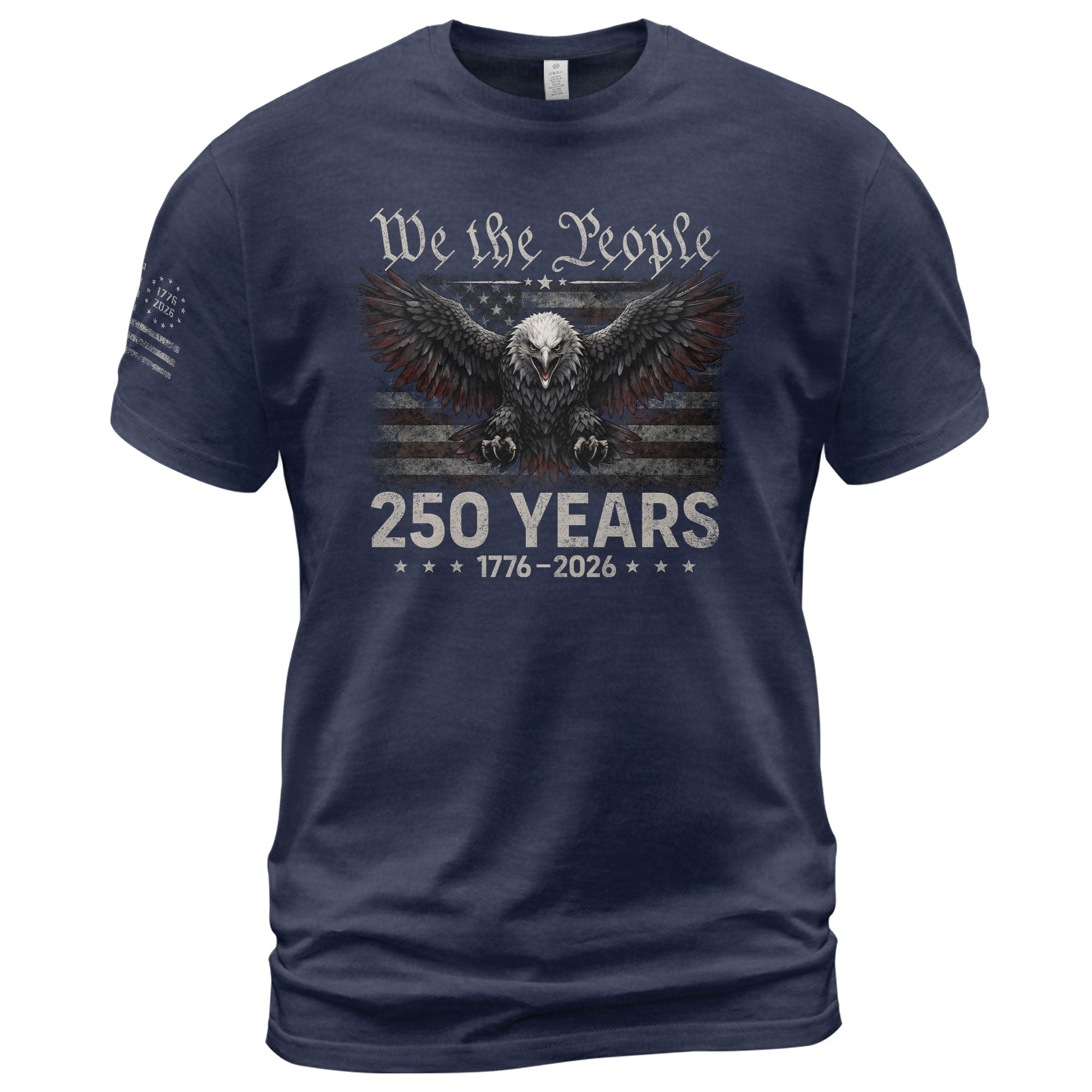 USA 250th Anniversary T-Shirt 1776-2026 Eagle Heritage Tribute