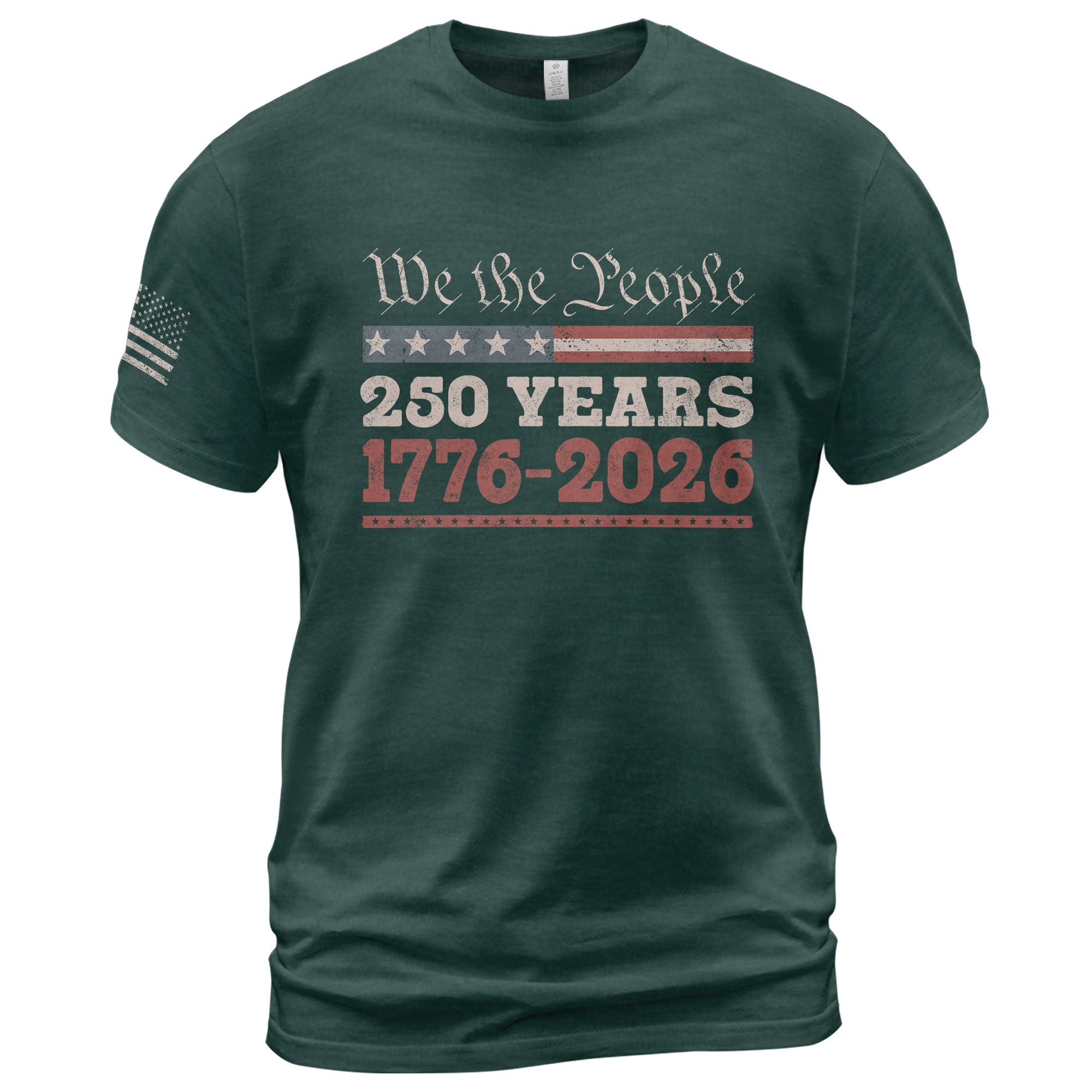 We The People 250 Years Independence Patriotic USA 1776-2026 T-Shirt