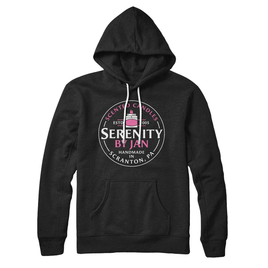 Serenity By Jan Unisex Pullover Hoodie - Cotton Polyester Blend, Loose Fit, Kangaroo Pocket