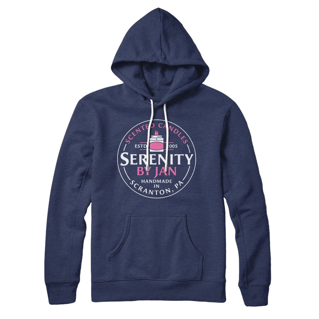 Serenity By Jan Unisex Pullover Hoodie - Cotton Polyester Blend, Loose Fit, Kangaroo Pocket